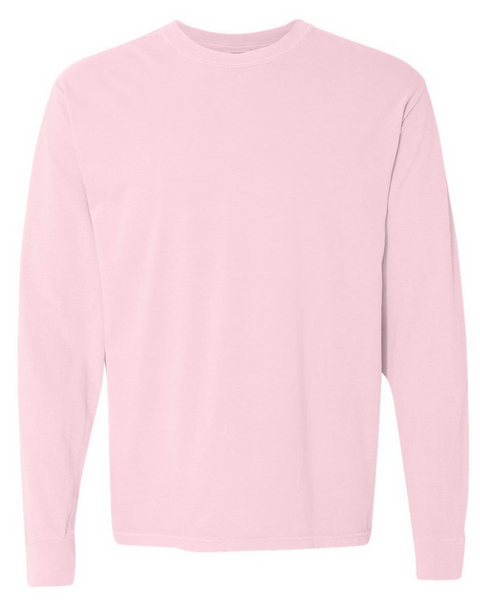 6014 - T-shirt manches longues épais teinté en pièce