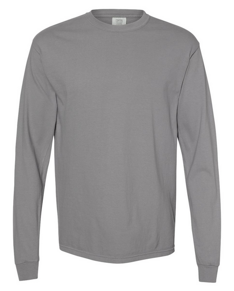 6014 - T-shirt manches longues épais teinté en pièce