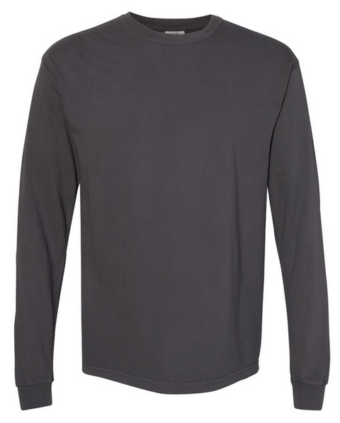 6014 - T-shirt manches longues épais teinté en pièce