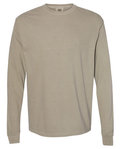 6014 - T-shirt manches longues épais teinté en pièce