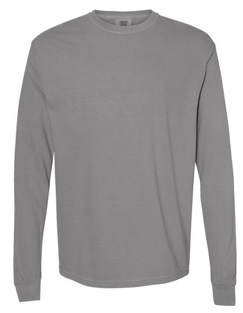 6014 - T-shirt manches longues épais teinté en pièce