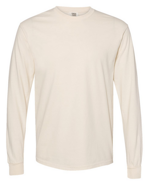 6014 - T-shirt manches longues épais teinté en pièce