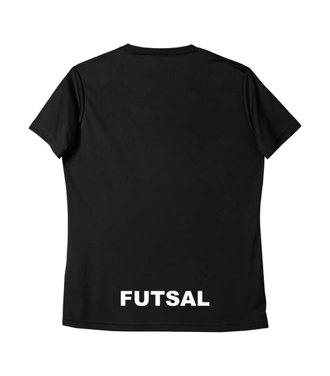 T-shirt dry-fit col en v - Noir