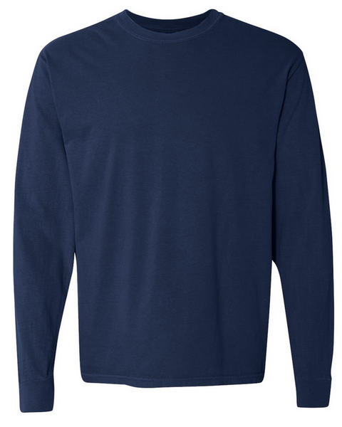 6014 - T-shirt manches longues épais teinté en pièce