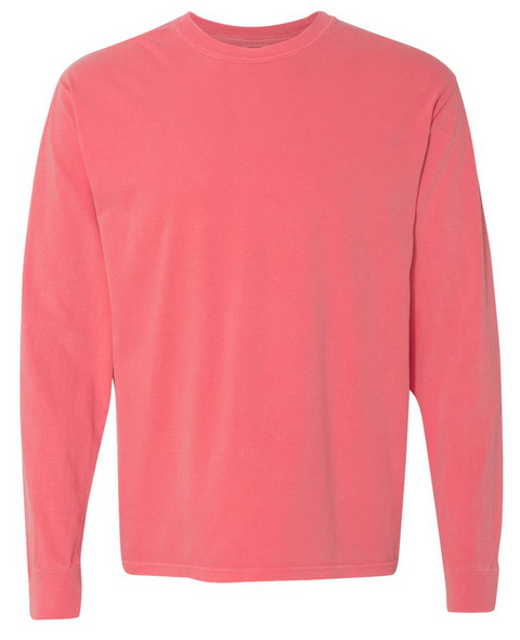 6014 - T-shirt manches longues épais teinté en pièce