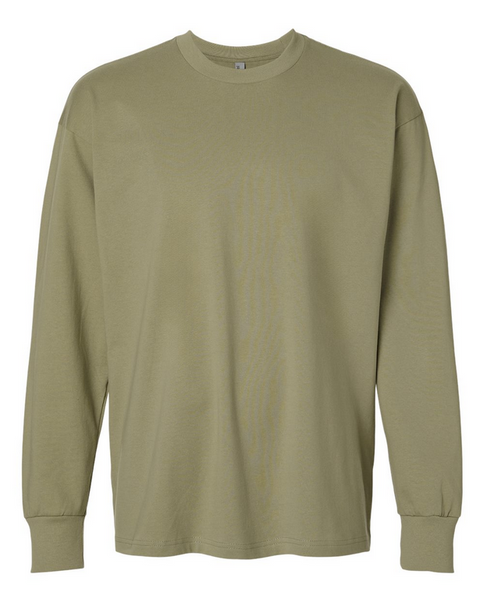 7211 - T-shirt Unisexe à manches longues en coton épais