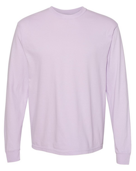 6014 - T-shirt manches longues épais teinté en pièce