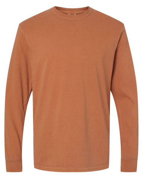 6014 - T-shirt manches longues épais teinté en pièce