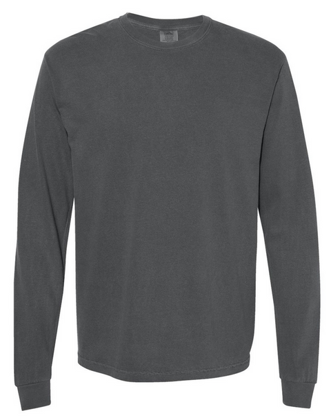 6014 - T-shirt manches longues épais teinté en pièce