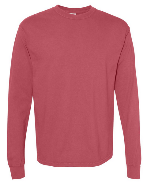 6014 - T-shirt manches longues épais teinté en pièce