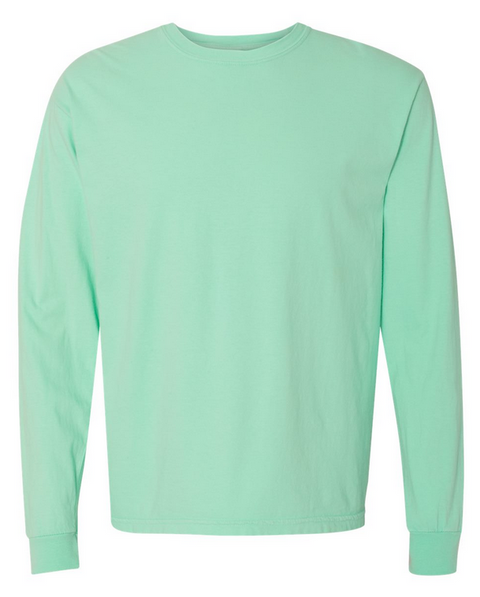 6014 - T-shirt manches longues épais teinté en pièce